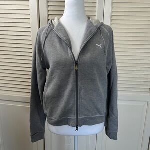 Puma 2 piece workout set (jacket and pants) in gray